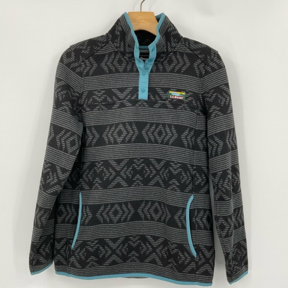 L.L.‎ Bean Womens Sweater Fleece Pullover Size Small N15